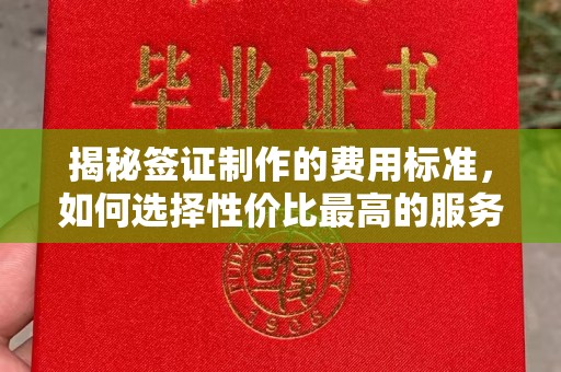 旅顺口揭秘签证制作的费用标准，如何选择性价比最高的服务？
